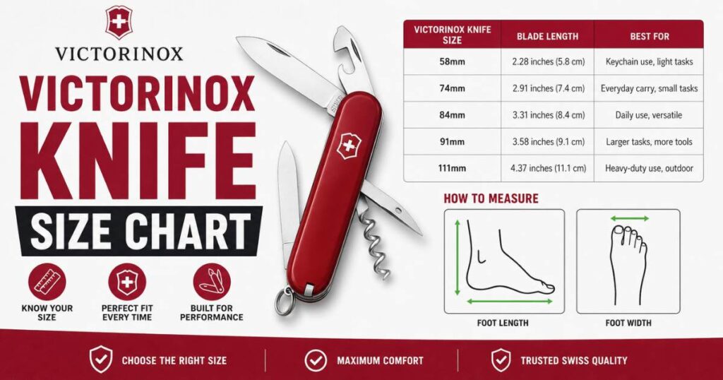 Victorinox Knife Size Chart: Complete Guide Victorinox knife size chart guide