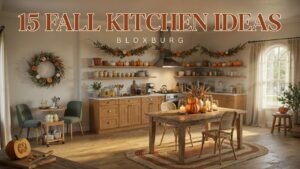 15 Kitchen Ideas Fall Bloxburg Builds for a Cozy Autumn Home