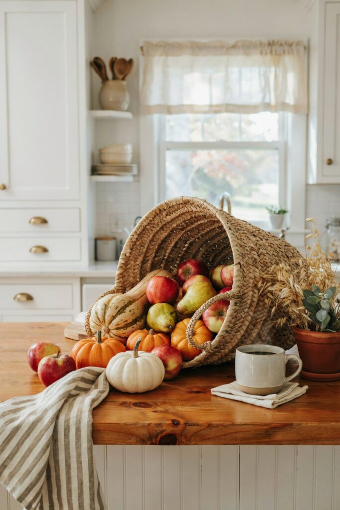 Harvest Fruit Basket Bar Display