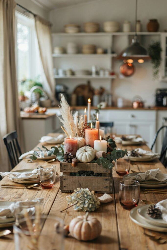 Wooden Crate Harvest Display