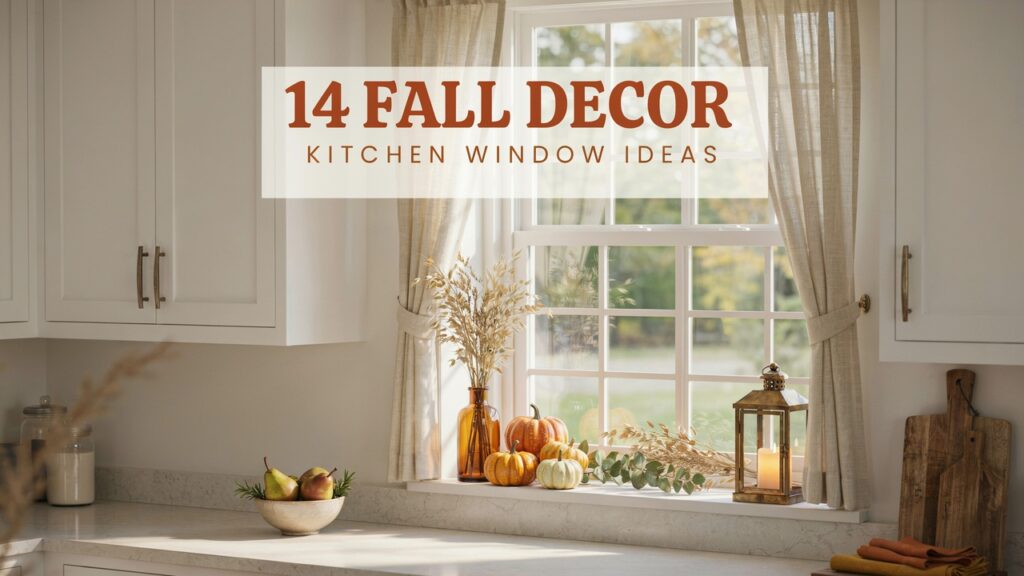 14 Fall Decor Kitchen Window Ideas to Make Your Home Feel Cozy 14 Fall Decor Kitchen Window Ideas to Make Your Home Feel Cozy