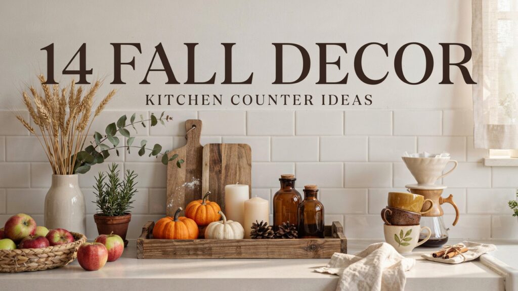 14 Fall Decor Kitchen Counter Ideas for a Cozy Autumn Refresh 14 Fall Decor Kitchen Counter Ideas for a Cozy Autumn Refresh