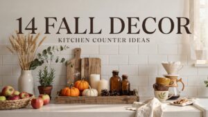14 Fall Decor Kitchen Counter Ideas for a Cozy Autumn Refresh