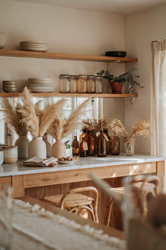 Amber Glass Fall Bar Styling
