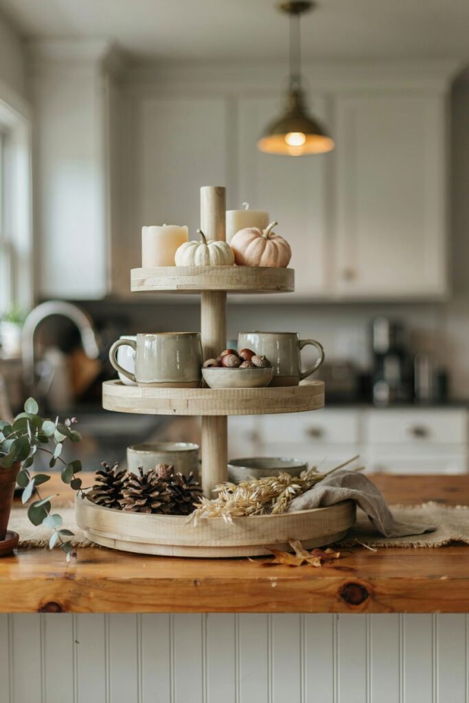 Tiered Tray Fall Bar Display