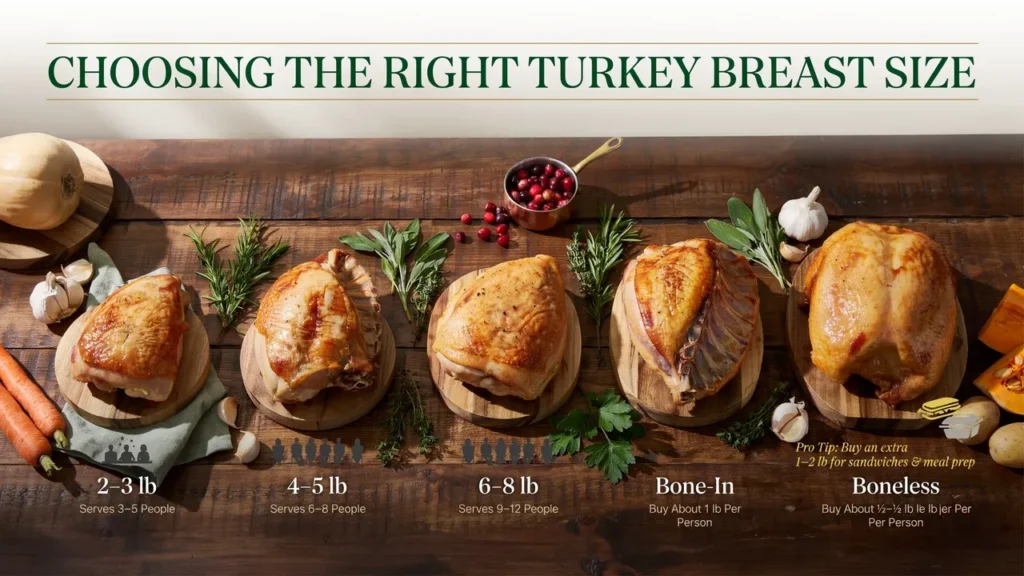 Choosing the Right Turkey Breast Size