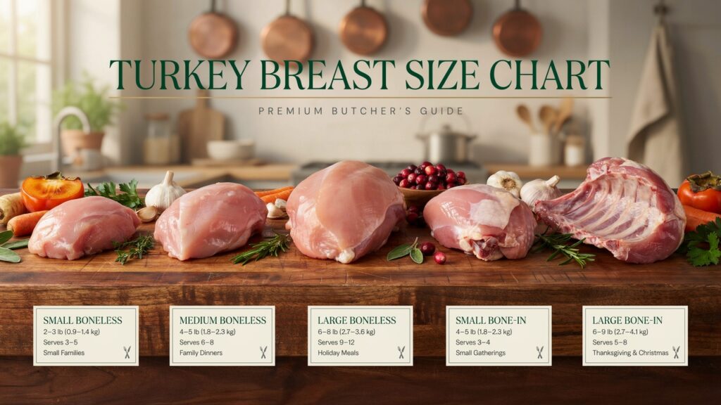 Turkey Breast Size Chart