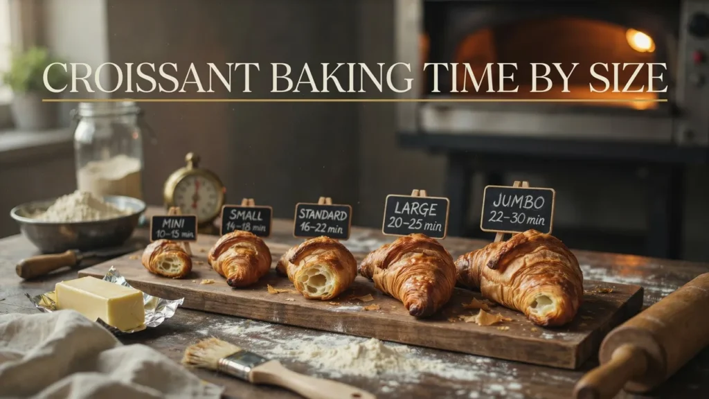 Croissant Baking Time by Size