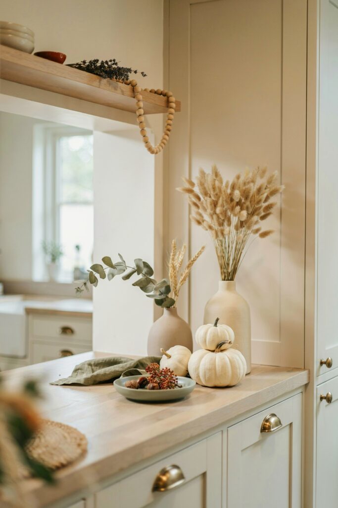 Neutral Farmhouse Corner Styling