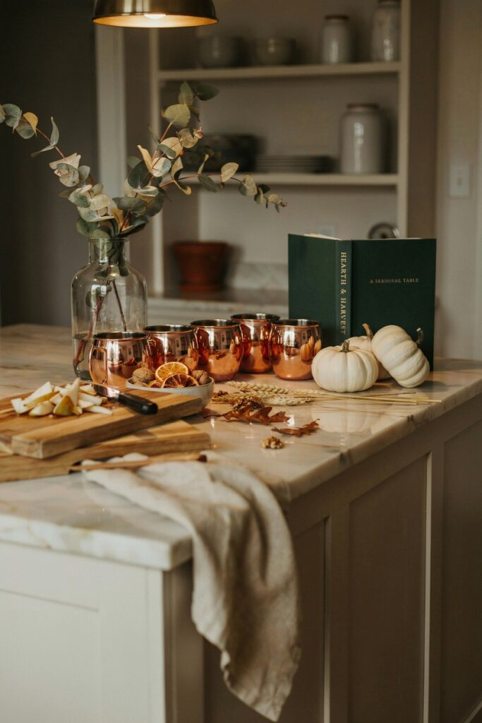 Copper & Wood Bar Accents