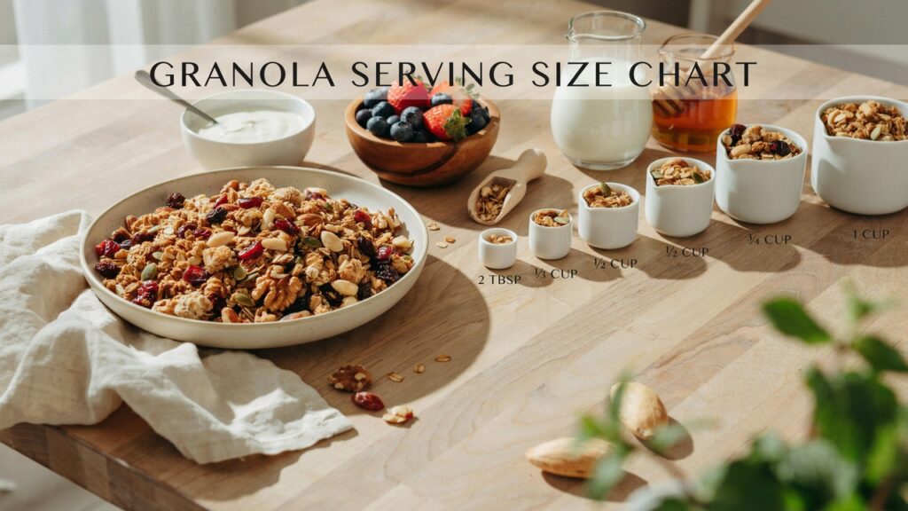Granola Serving Size Chart: Portions, Cups, Grams & Calories