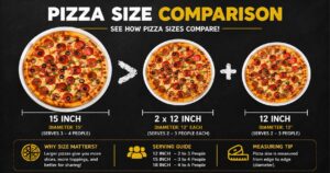 15 Inch Pizza Size Chart: Slices, Servings, Calories & Portion Guide