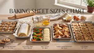 Baking Sheet Sizes Chart: Standard Sheet Pan Dimensions