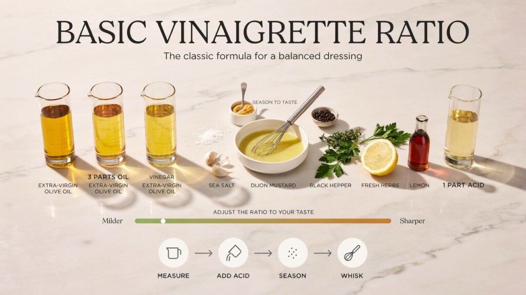 Basic Vinaigrette Ratio