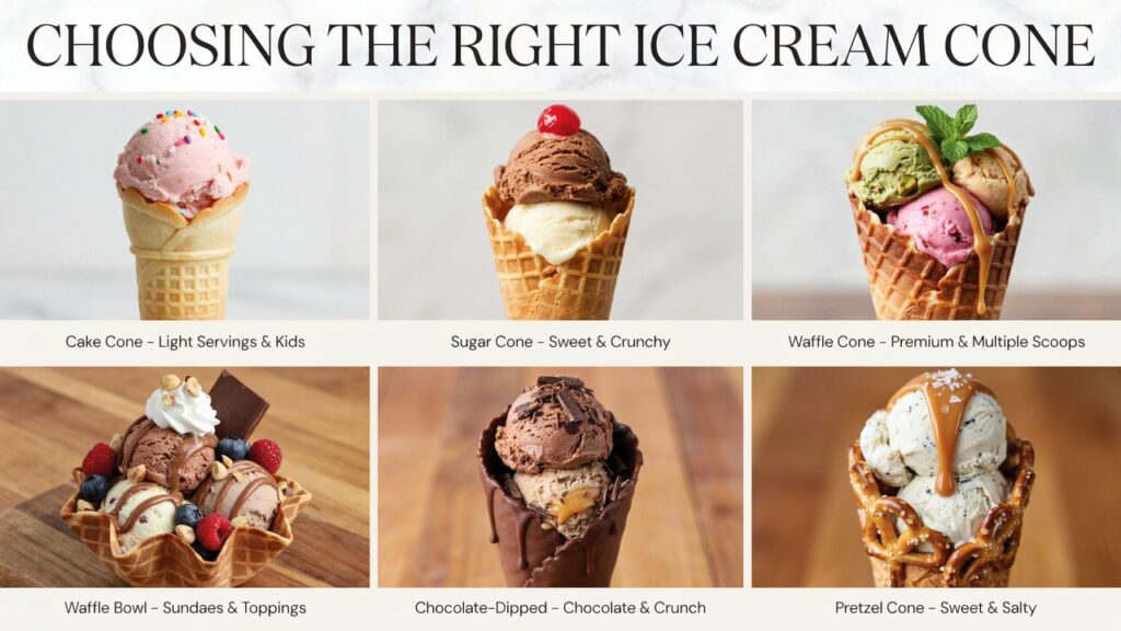 Choosing The Right Ice Cream Cone