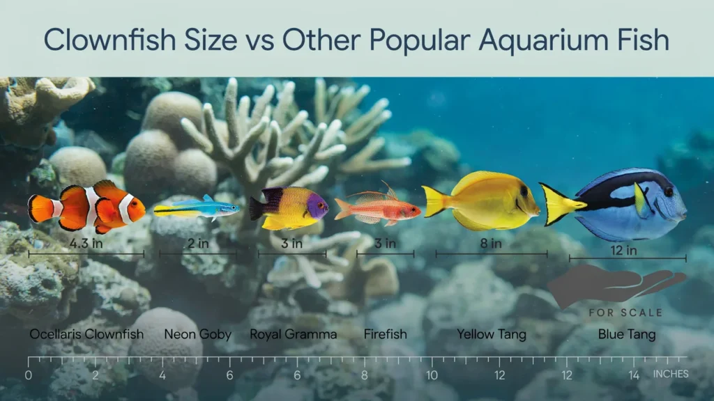 Clownfish Size Vs Other Popular Aquarium Fish