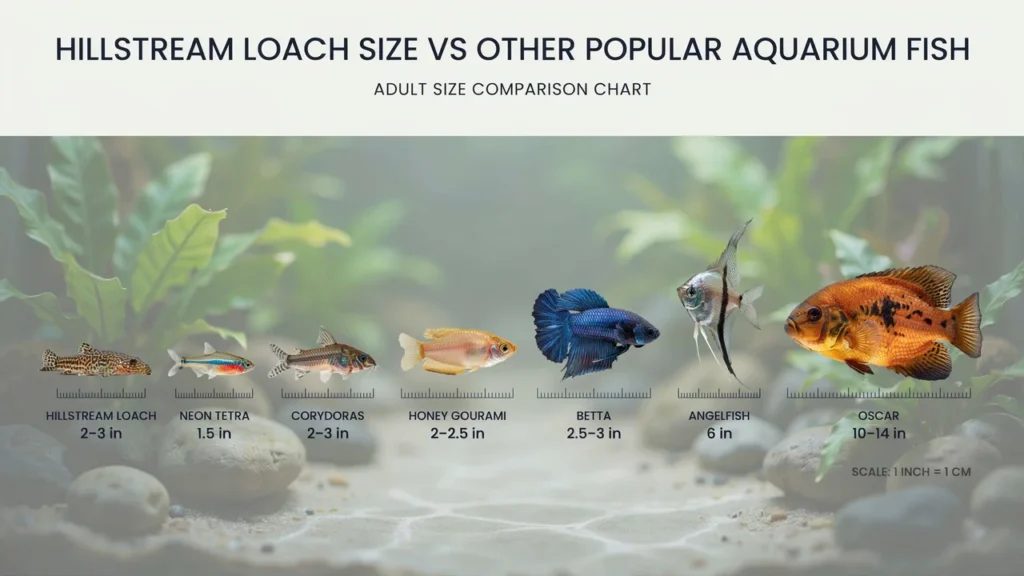 Hillstream Loach Size Vs Other Popular Aquarium Fish
