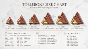 Toblerone Size Chart: Chocolate Bar Sizes & Serving Guide