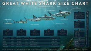 Great White Shark Chart: Size, Weight, Diet & Habitat Guide
