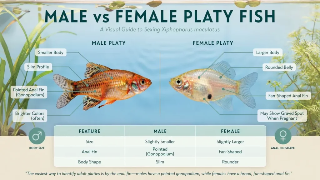 Male vs Female Platy