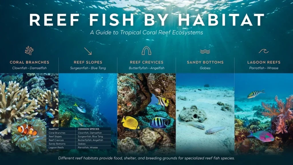 Reef Fish by Habitat