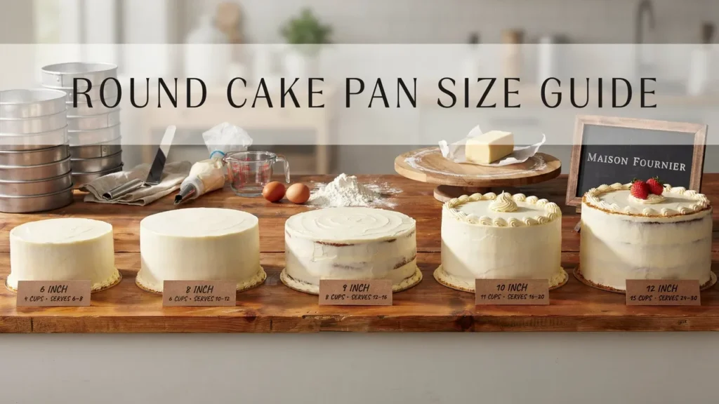 Round Cake Pan Size Guide
