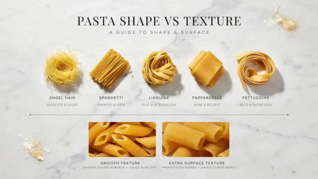 Pasta Shape Vs Texture