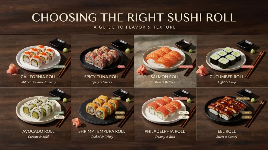 Choosing The Right Sushi Roll