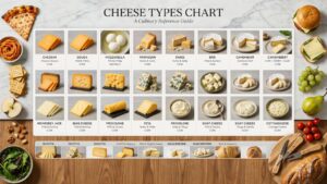 Cheese Types Chart: Popular Cheeses, Flavor & Best Uses