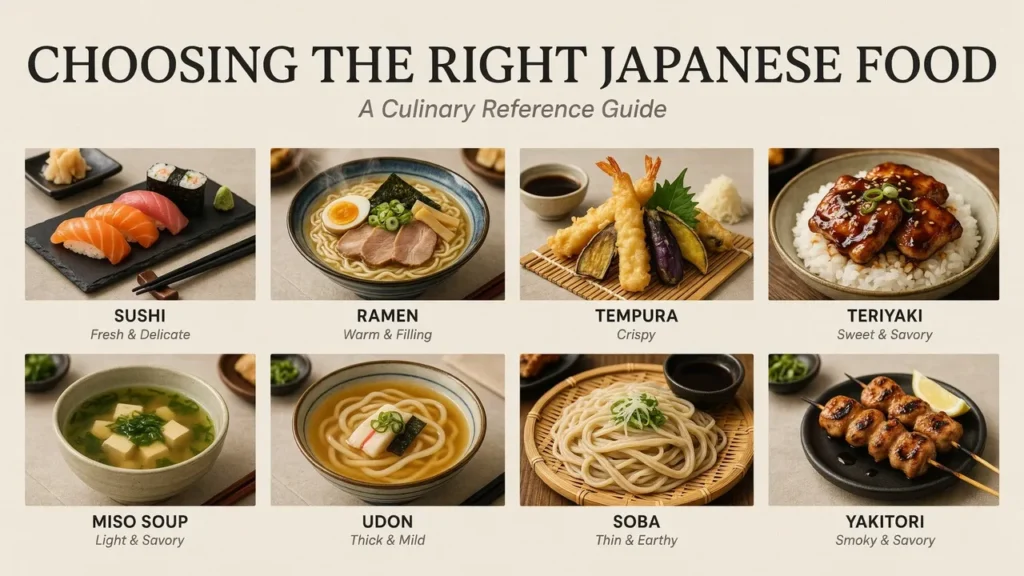 Choosing The Right Japanese Food