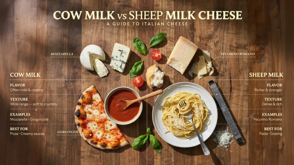 Cow Milk Vs Sheep Milk Cheese