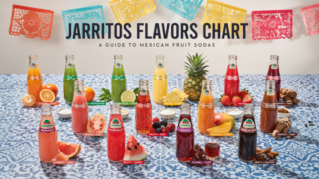 Jarritos Flavors Chart: Complete Mexican Soda Flavor Guide
