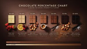 Chocolate Percentage Chart: Cocoa Content, Flavor, Sweetness