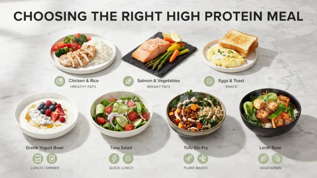 Choosing The Right High Protein Meal