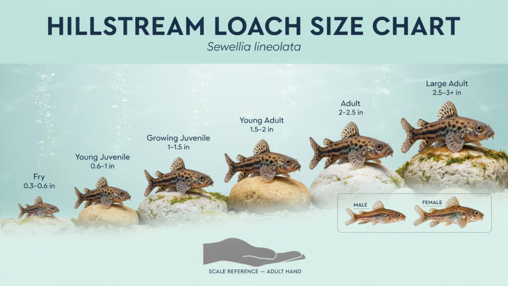 Hillstream Loach Size Chart: Length, Weight, Age & Growth Stages Hillstream Loach Size Chart: Length, Weight, Age & Growth Stages