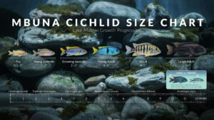 Mbuna Cichlid Size Chart: Length, Weight, Age & Growth Stages
