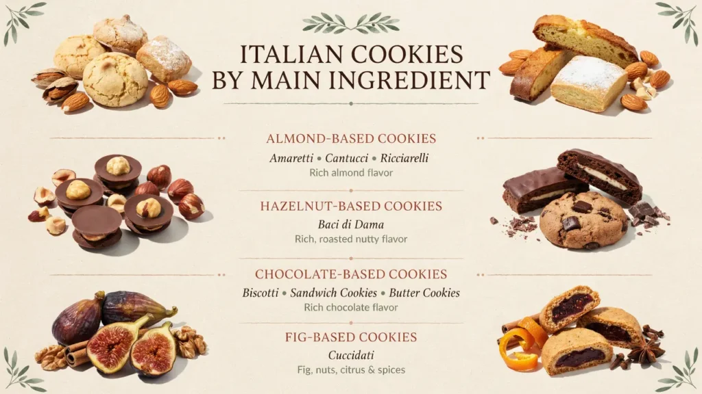 Italian Cookies By Main Ingredient