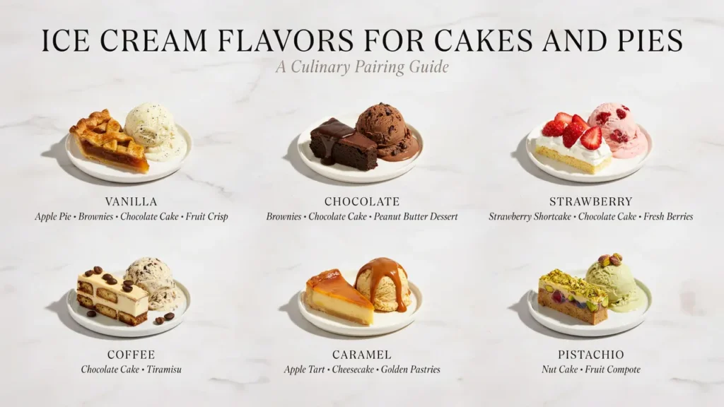 Ice Cream Flavors For Cakes And Pies
