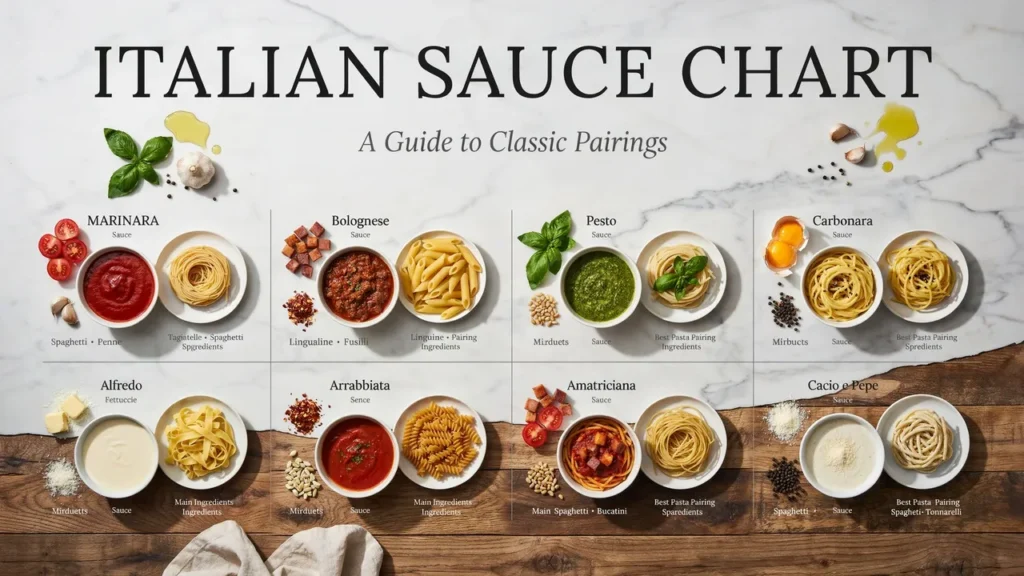 Italian Sauce Chart