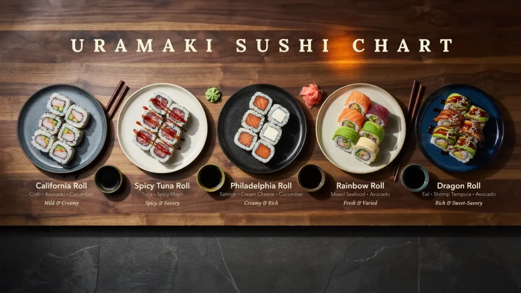 Uramaki Sushi Chart