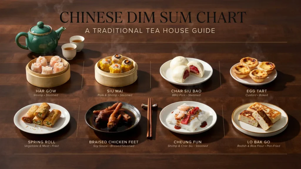 Chinese Dim Sum Chart