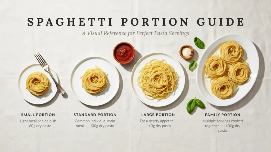Spaghetti Portion Guide