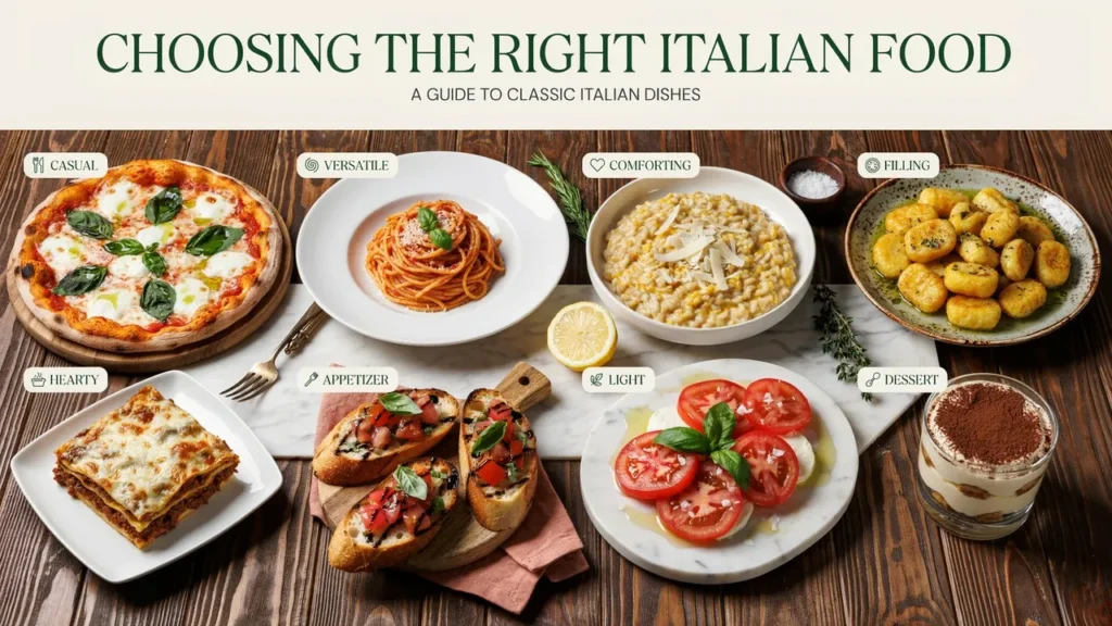 Choosing The Right Italian Food