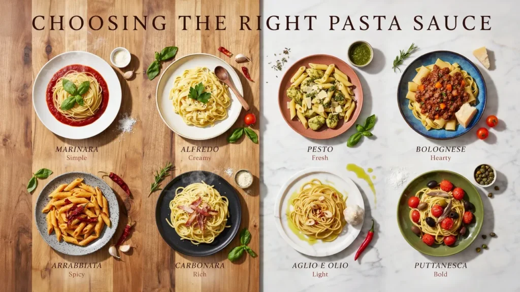 Choosing The Right Pasta Sauce