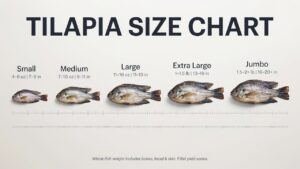 Tilapia Size Chart: Weight, Length, Calories & Serving Guide