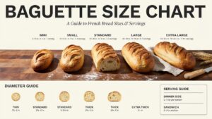 Baguette Size Chart: Length, Weight, Diameter & Serving Guide