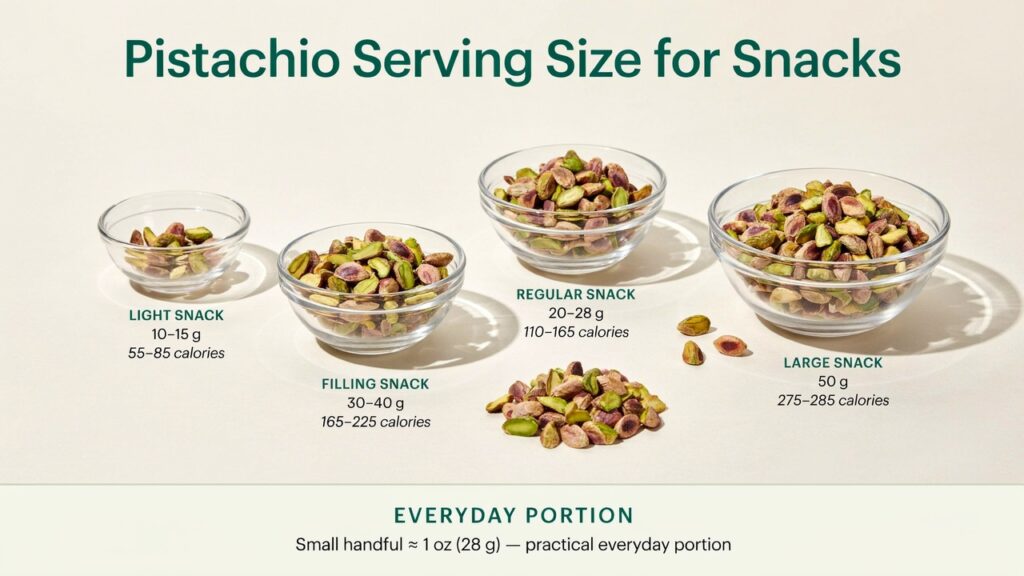 Pistachio Serving Size for Snacks