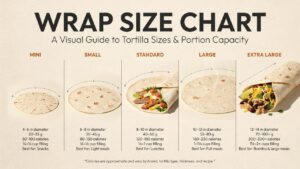 Wrap Size Chart: Standard Sizes, Fillings & Serving Guide