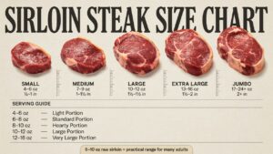 Sirloin Steak Size Chart