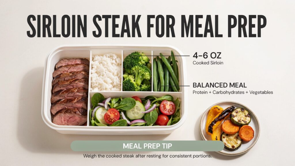 Sirloin Steak for Meal Prep